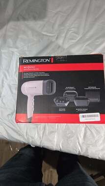 Remington Pro Wet2Style Ceramic Ionic Hair Dryer with 4 Attachments